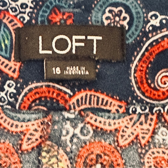Loft Boho Paisley Patterned Sz 16 - Picture 3 of 8
